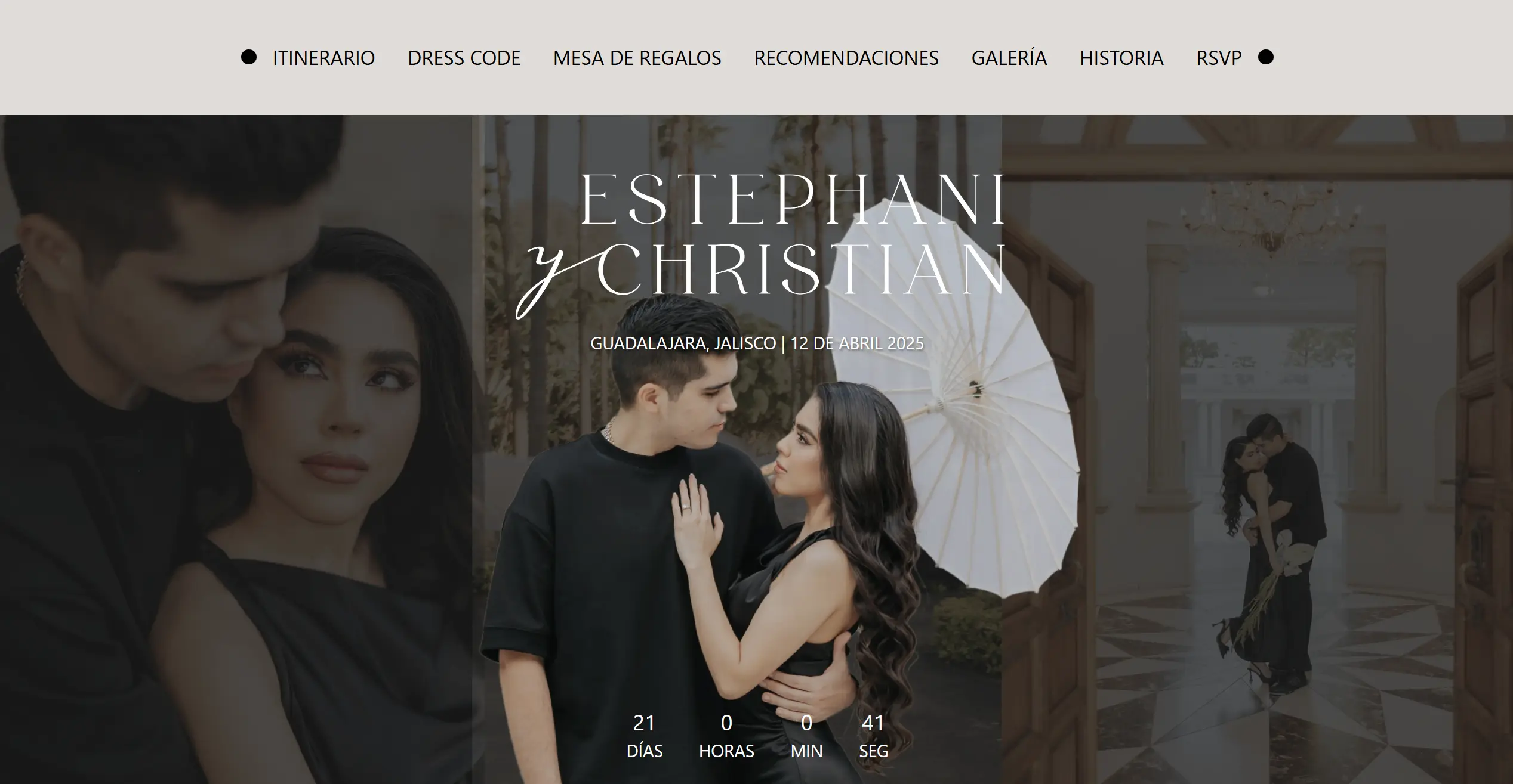 Wedding Landing Page